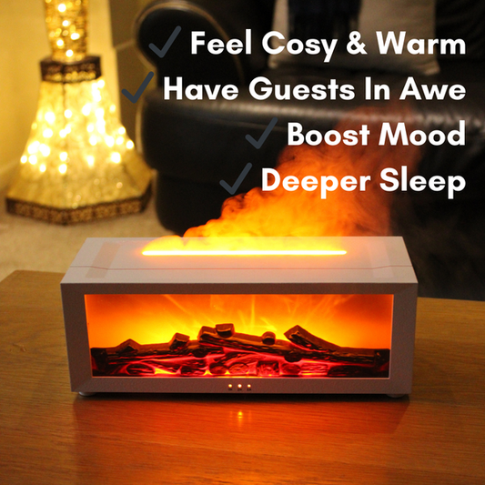 Fireplace Oil Diffuser + FREE Essential Oil