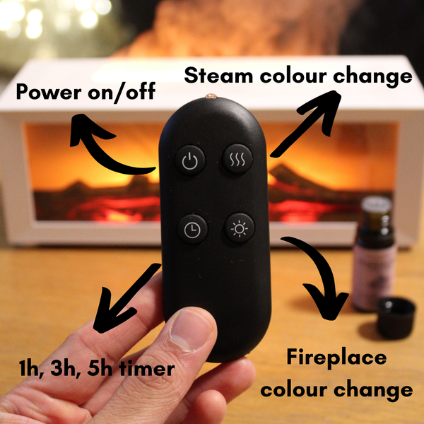 Fireplace Oil Diffuser + FREE Essential Oil